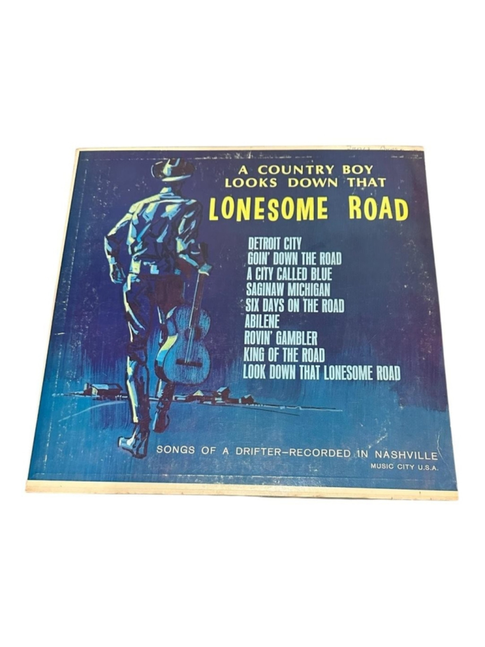 Vintage Earl Cupit Bobby Bond Vinyl LP Lonesome Road Album OM Country Black